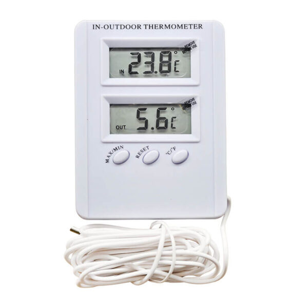 Digital thermometer (t/meter dig min/max in/out)